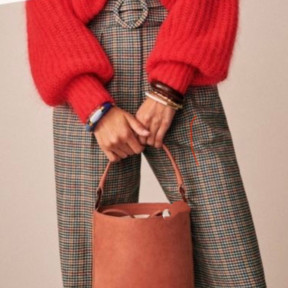 Sézane Arthur houndstooth trousers Size 36/4